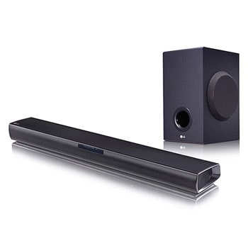 Barra de sonido LG SJ2 2.1 canales, 160W de potencia, Subwoofer Inalámbrico, Bluetooth1
