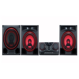 Minicomponente LG XBOOM CK57 de 1100 W de potencia RMS, Multi Bluetooth, TV Sound Sync, Karaoke2