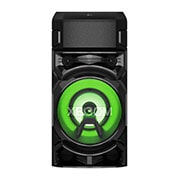 LG Torre de sonido LG XBOOM RN5|Karaoke Star| DJ App y DJ Pad |Super Bass Boost |Multi Bluetooth  , vista frontal con luz verde, RN5, thumbnail 9