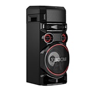 LG Torre de sonido LG XBOOM RN7|Karaoke Star| DJ App y DJ Pad |Super Bass Boost |Multi Bluetooth  , vista izquierda de 30 grados, RN7, thumbnail 4