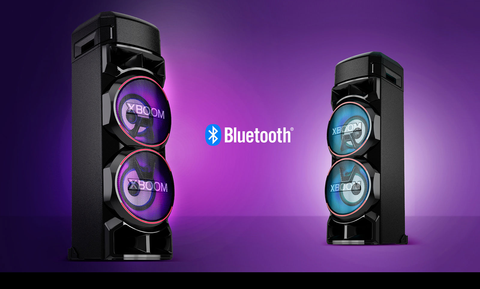 LG Torre de sonido LG XBOOM RN9Karaoke Star DJ App y DJ Pad Super