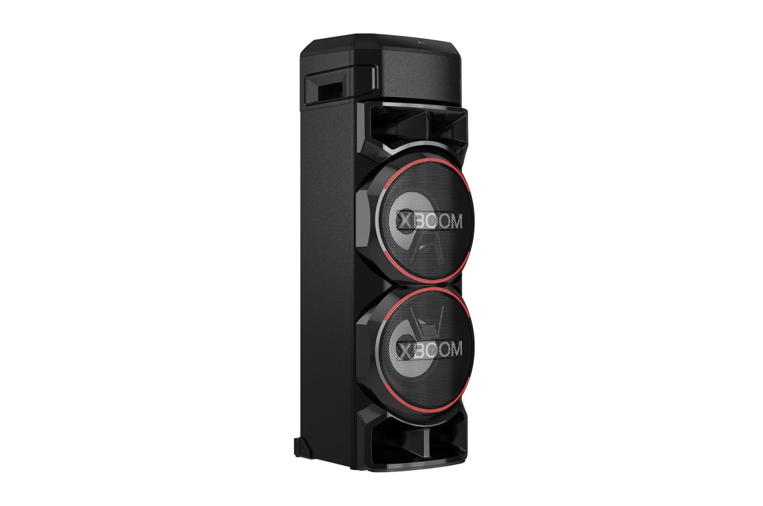 LG  Torre de sonido LG XBOOM RN9|Karaoke Star| DJ App y DJ Pad |Super Bass Boost |Multi Bluetooth  , vista derecha de 30 grados, RN9, thumbnail 7