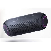 LG Bocina portátil XBOOM Go PL7 | Bluetooth| Luces LED | Tecnología de Sonido Meridian, LG XBOOMGo PL7, 15 grados a la vista izquierda de LG XBOOM Go., PL7, thumbnail 4, PL7, thumbnail 4