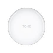 LG Audífonos Inalámbricos LG TONE Free HBS-FN6 color blanco con Estuche de Carga UVNano y Sonido Meridian, Una vista superior de una base cerrada, HBS-FN6, thumbnail 2