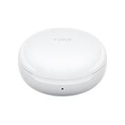 LG Audífonos Inalámbricos LG TONE Free HBS-FN6 color blanco con Estuche de Carga UVNano y Sonido Meridian, Una base cerrada a un ángulo de 45 grados, HBS-FN6, thumbnail 3