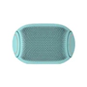 LG Bocina portátil XBOOM Go PL2 | Color celeste| Bluetooth | Certificación IPX5 | Tecnología de Sonido Meridian, Vista frontal de LG XBOOM Go., PL2B, thumbnail 5