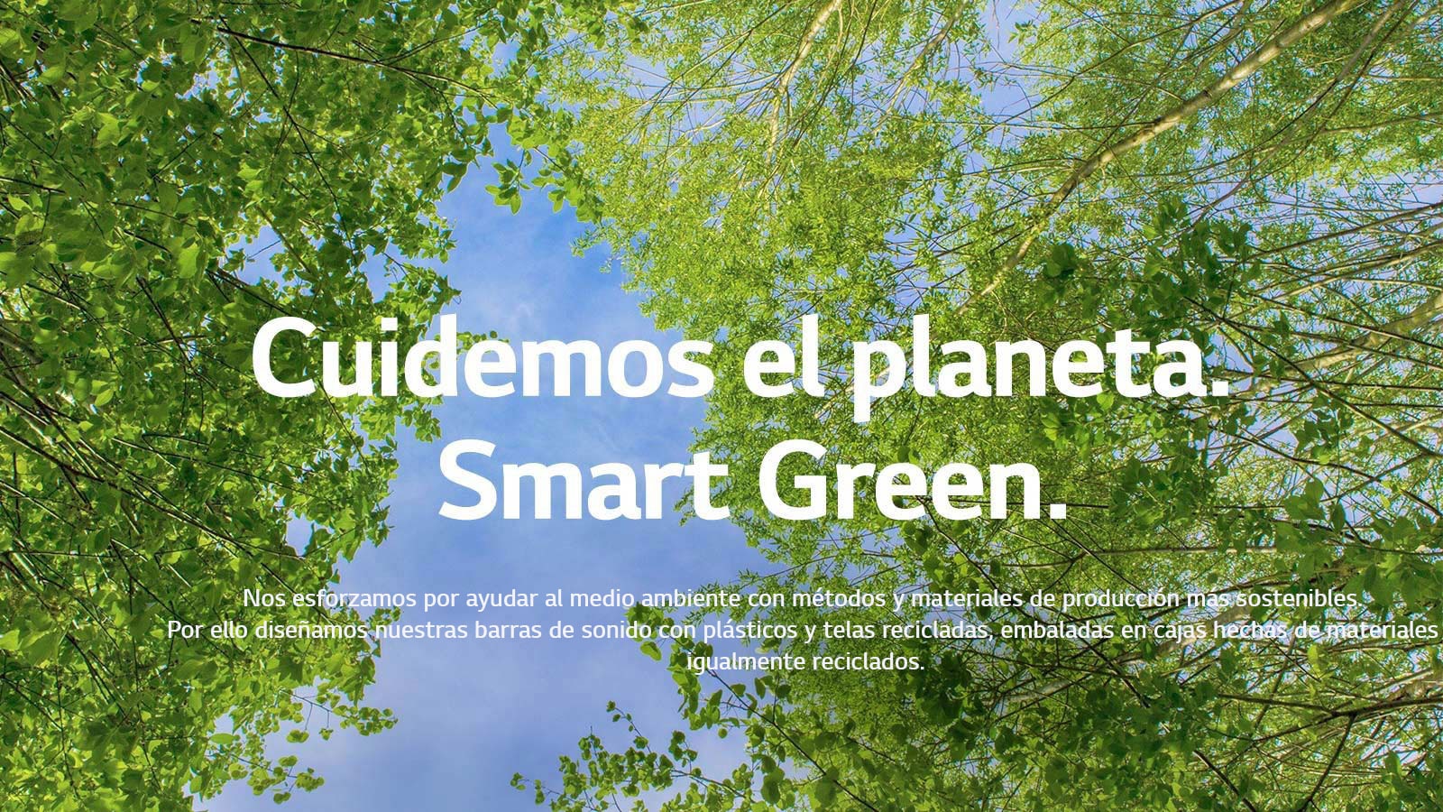 Una imagen verde llena de ricos árboles frondosos y un cielo se muestra en el medio