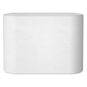 LG Barra de sonido compacta LG QP5W Éclair de 320W de potencia 3.1.2 canales con calidad de sonido Hi-Res Audio, Dolby Atmos, DTS:X  y HDMI eARC., Vista derecha de 30 grados del altavoz de subgraves, QP5W, thumbnail 14