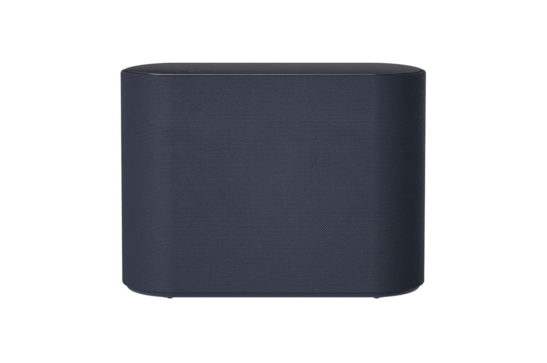 LG Barra de sonido compacta LG QP5 Éclair de 320W de potencia 3.1.2 canales con calidad de sonido Hi-Res Audio, Dolby Atmos, DTS:X y HDMI eARC., Vista derecha de 30 grados del altavoz de subgraves, QP5, thumbnail 14