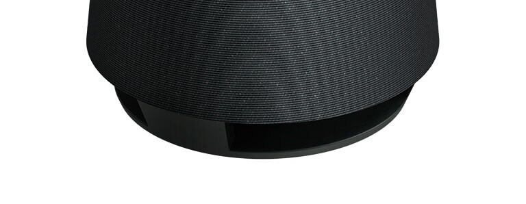 La imagen muestra el conducto de bajos en la parte inferior del XBOOM 360.