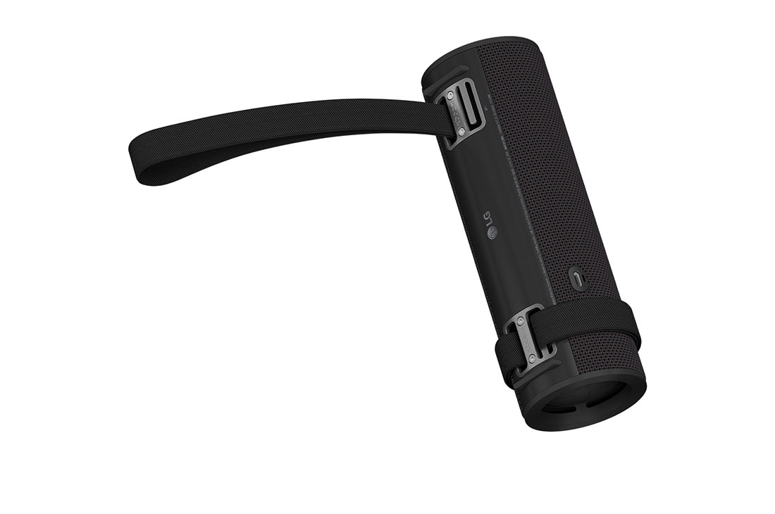 LG xboom Grab by will.i.am | Bocina Bluetooth portátil | 30W | 20 horas de duración | IP67 | Resistencia militar | Negro, side view, GRAB, thumbnail 11