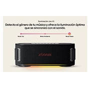 LG xboom Bounce by will.i.am | Bocina Bluetooth portátil | 40W | 30 horas de duración | IP67 | Resistencia militar | Negro, USB cards, BOUNCE, thumbnail 11