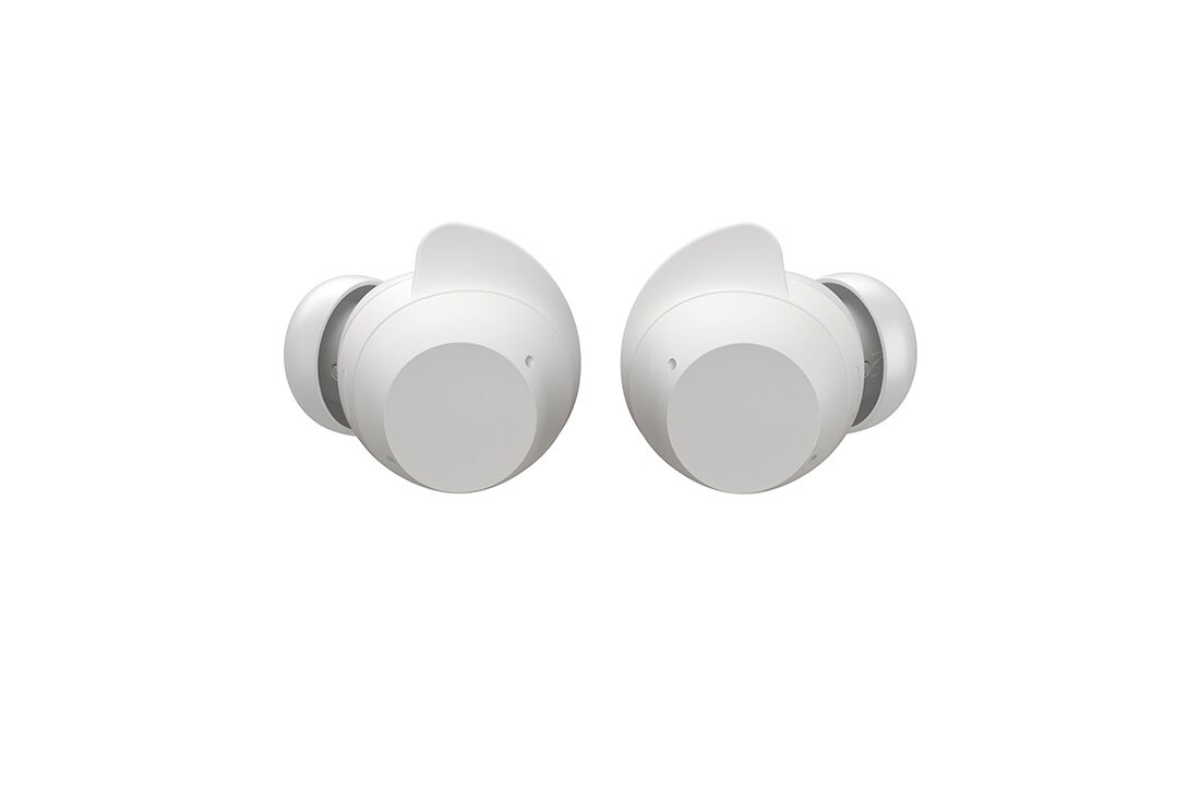 LG  LG xboom Buds by will.i.am | Audífonos Bluetooth | xboom Signature Sound con driver de grafeno | Color Blanco, earbuds front view, BUDS, thumbnail 4