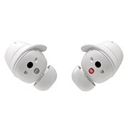 LG  LG xboom Buds by will.i.am | Audífonos Bluetooth | xboom Signature Sound con driver de grafeno | Color Blanco, cradle front view, BUDS, thumbnail 8