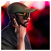 LG  LG xboom Buds by will.i.am | Audífonos Bluetooth | xboom Signature Sound con driver de grafeno | Color Blanco, Lifestyle image, BUDS, thumbnail 15