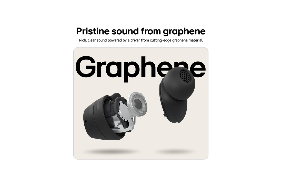 LG xboom Buds Plus by will.i.am - |Audífonos Bluetooth | xboom Signature Sound con driver de grafeno | Color Negro, BUDSPLUS, thumbnail 9