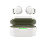 LG xboom Buds Lite by will.i.am | Audífonos Bluetooth | xboom Signature Sound con driver de grafeno | Color Blanco, front view with earbuds apart, BUDSLITE Blancos, thumbnail 13
