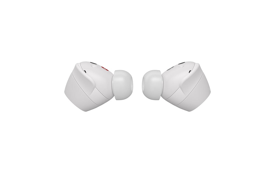 LG  LG xboom Buds by will.i.am | Audífonos Bluetooth | xboom Signature Sound con driver de grafeno | Color Blanco, rear view from different angles, BUDS.AMEXLWH, thumbnail 5