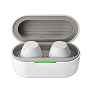 LG  LG xboom Buds by will.i.am | Audífonos Bluetooth | xboom Signature Sound con driver de grafeno | Color Blanco, front view, BUDS.AMEXLWH, thumbnail 3