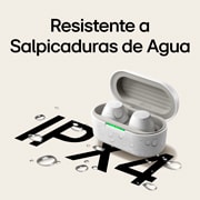 LG  LG xboom Buds by will.i.am | Audífonos Bluetooth | xboom Signature Sound con driver de grafeno | Color Blanco, USB cards, BUDS.AMEXLWH, thumbnail 12