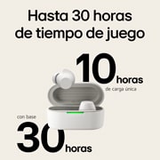 LG  LG xboom Buds by will.i.am | Audífonos Bluetooth | xboom Signature Sound con driver de grafeno | Color Blanco, USB cards, BUDS.AMEXLWH, thumbnail 13