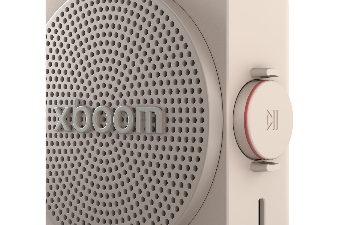 LG xboom Mini by will.i.am | bocina portátil y compacta para tu estilo de vida , knob close-up, MINI, thumbnail 8