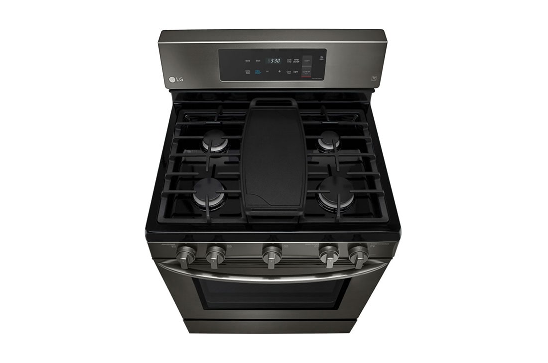 LG 5.4 pies cúbicos Horno cocina único a gas con convención por ventilador y EasyClean®, LRG3193BD, thumbnail 5