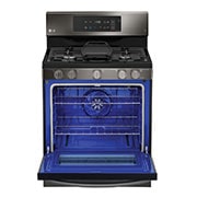 LG 5.4 pies cúbicos Horno cocina único a gas con convención por ventilador y EasyClean®, LRG3193BD, thumbnail 4