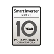 10&nbsp;años de garantía (motor de Smart Inverter)