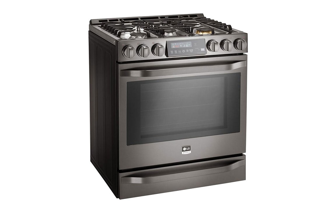 LG STUDIO 6.3 ft³ Horno a gas Inteligente con Wi-Fi Slide-In Range (Cocina deslizable) con ProBake Convection®, LSSG3020BD, thumbnail 2