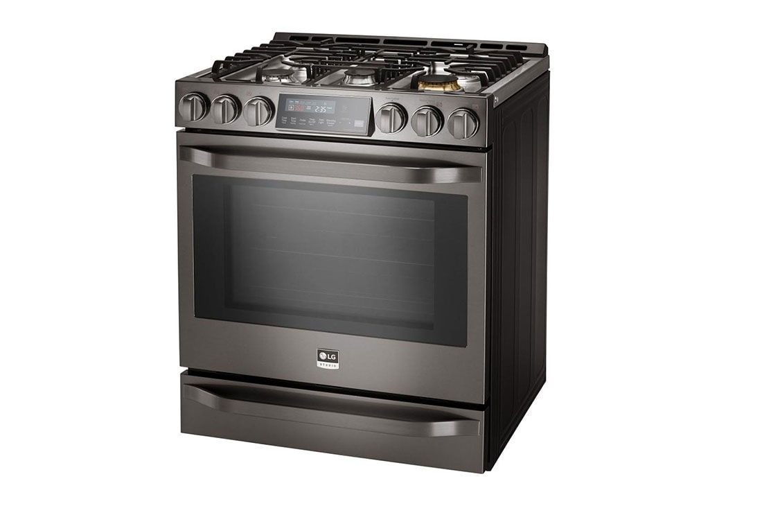 LG STUDIO 6.3 ft³ Horno a gas Inteligente con Wi-Fi Slide-In Range (Cocina deslizable) con ProBake Convection®, LSSG3020BD, thumbnail 3