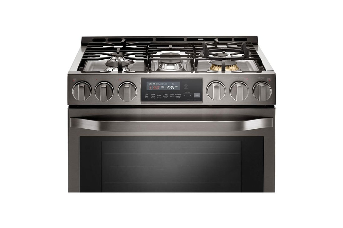 LG STUDIO 6.3 ft³ Horno a gas Inteligente con Wi-Fi Slide-In Range (Cocina deslizable) con ProBake Convection®, LSSG3020BD, thumbnail 4