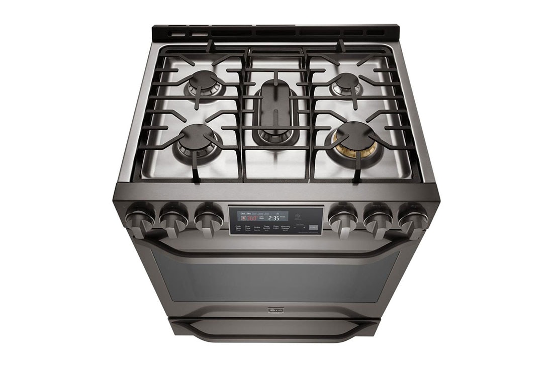 LG STUDIO 6.3 ft³ Horno a gas Inteligente con Wi-Fi Slide-In Range (Cocina deslizable) con ProBake Convection®, LSSG3020BD, thumbnail 5