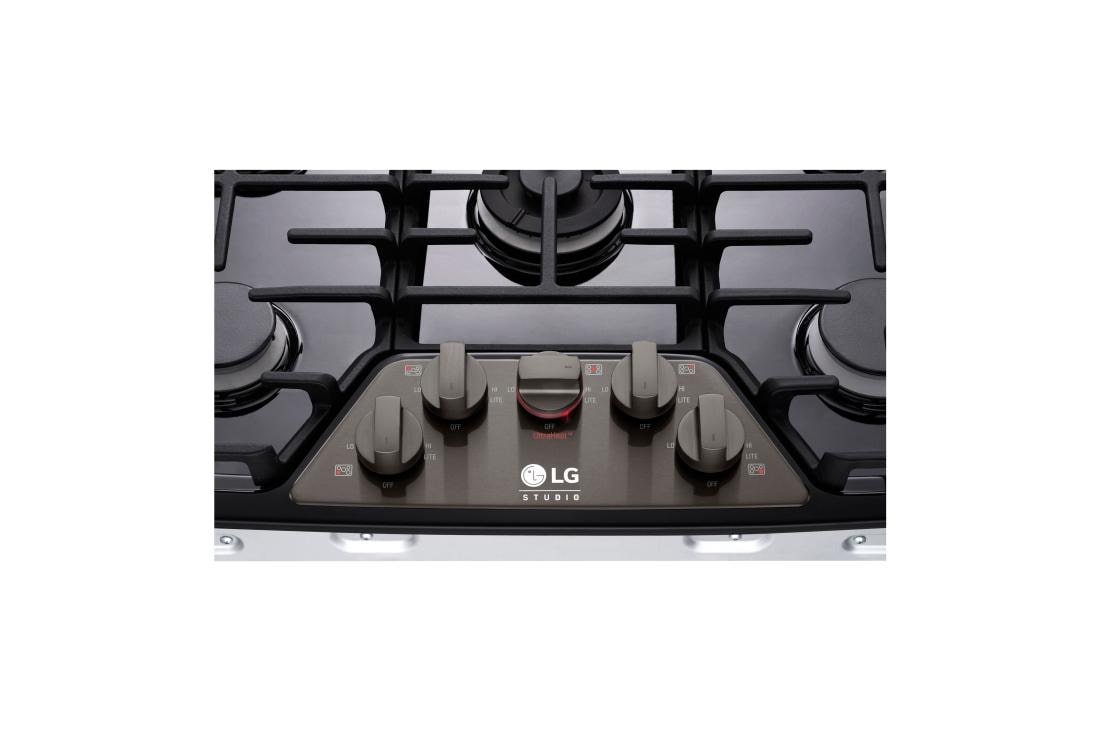 LG Estufa Sobre Mesa 30'' LG Studio  5 quemadores Quemador doble UltraHeat™ , LSCG307BD, thumbnail 6