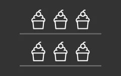 2 Bandejas de galletas