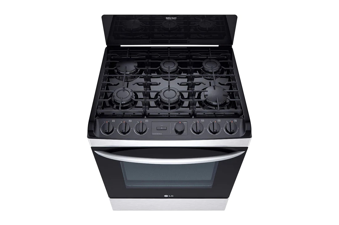 LG Estufa 5.4pᶟ  6 Quemadores Easy Clean™  Triple Ultra Heat™ Bloqueo Automático de Gas, RSG313C, RSG313C, thumbnail 3