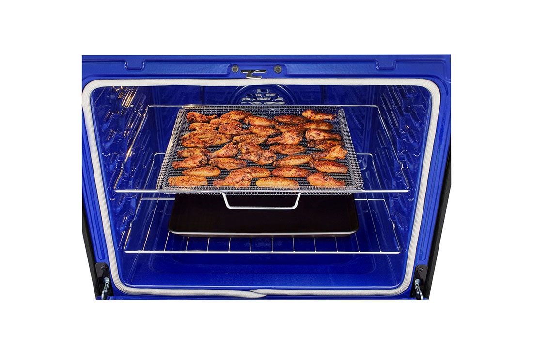 LG 6.3 pies cúbicos InstaView™ con WiFi inteligente habilitado para convección real con alcance eléctrico y freidora de aire, LREL6325F, LREL6325F, thumbnail 10