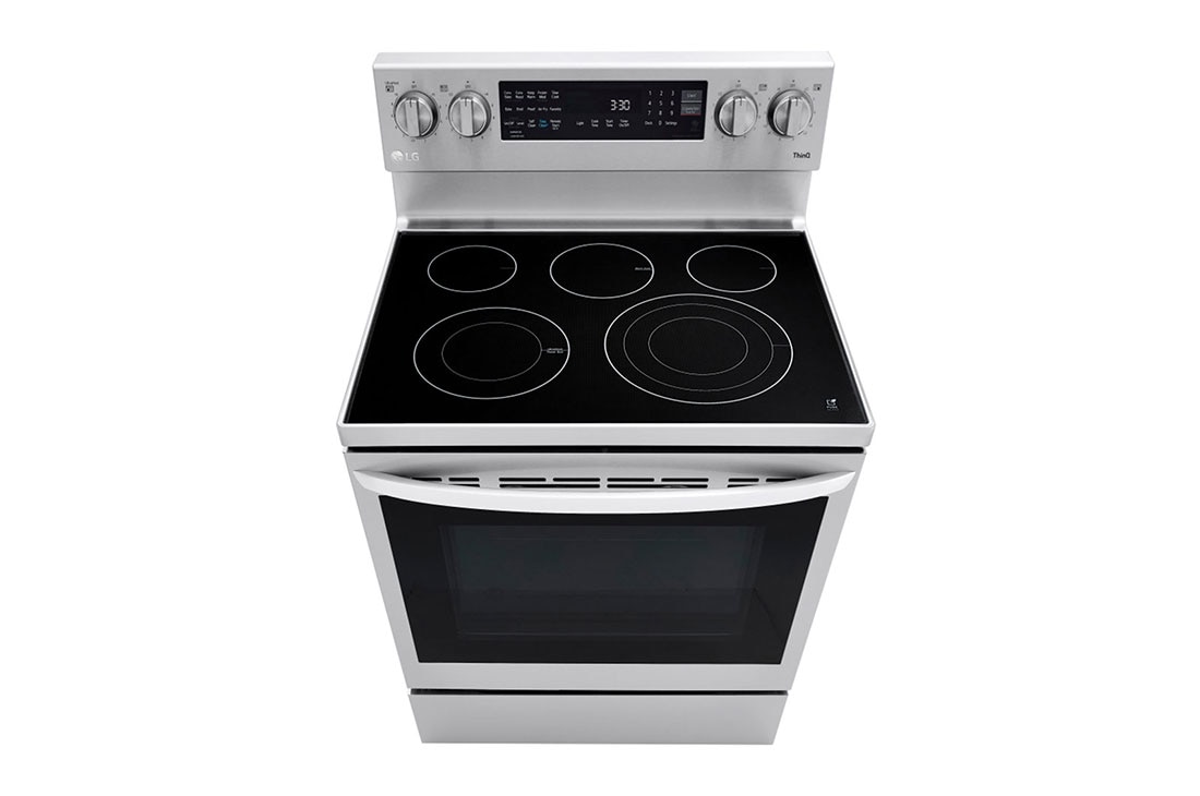 LG 6.3 pies cúbicos InstaView™ con WiFi inteligente habilitado para convección real con alcance eléctrico y freidora de aire, LREL6325F, LREL6325F, thumbnail 12