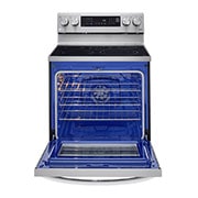 LG 6.3 pies cúbicos InstaView™ con WiFi inteligente habilitado para convección real con alcance eléctrico y freidora de aire, LREL6325F, LREL6325F, thumbnail 8