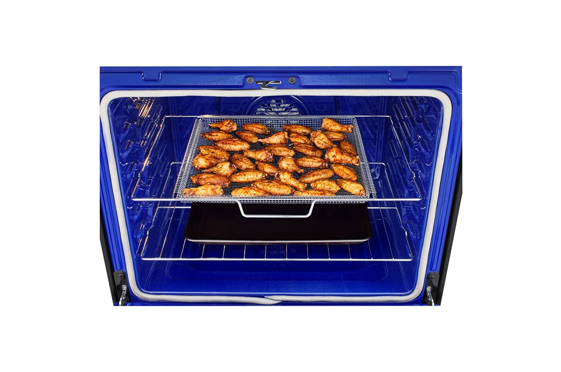 LG Estufa a Gas 5.8 pies cúbicos InstaView™ con Wi-Fi inteligente habilitado para Convección Real con Freidora de Aire, LRGL5825F, LRGL5825F, thumbnail 10