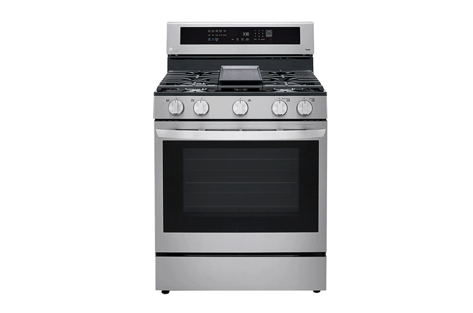 Estufa a Gas 5.8pᶟ LG LRGL5825F InstaView™ WiFi Air Fyer