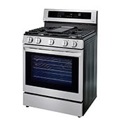 LG Estufa a Gas 5.8 pies cúbicos InstaView™ con Wi-Fi inteligente habilitado para Convección Real con Freidora de Aire, LRGL5825F, LRGL5825F, thumbnail 3