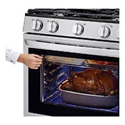 LG Estufa a Gas 5.8 pies cúbicos InstaView™ con Wi-Fi inteligente habilitado para Convección Real con Freidora de Aire, LRGL5825F, LRGL5825F, thumbnail 7