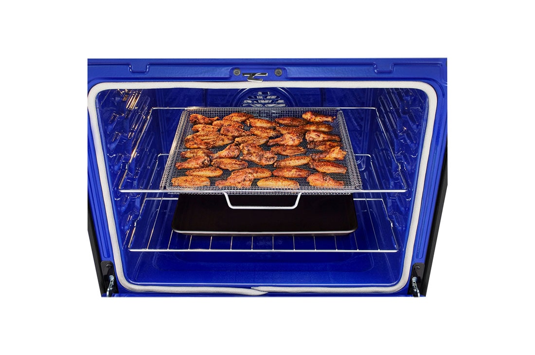 LG 6.3 pies cúbicos InstaView™ con WiFi inteligente habilitado para convección real con alcance eléctrico y freidora de aire, LREL6325D, LREL6325D, thumbnail 10