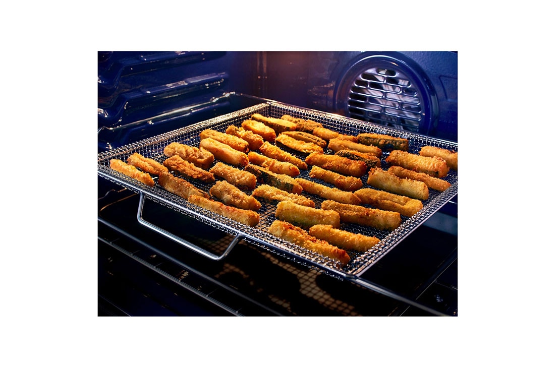 LG 6.3 pies cúbicos InstaView™ con WiFi inteligente habilitado para convección real con alcance eléctrico y freidora de aire, LREL6325D, LREL6325D, thumbnail 11