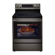 LG 6.3 pies cúbicos InstaView™ con WiFi inteligente habilitado para convección real con alcance eléctrico y freidora de aire, LREL6325D, LREL6325D, thumbnail 4