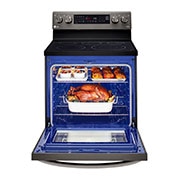 LG 6.3 pies cúbicos InstaView™ con WiFi inteligente habilitado para convección real con alcance eléctrico y freidora de aire, LREL6325D, LREL6325D, thumbnail 9