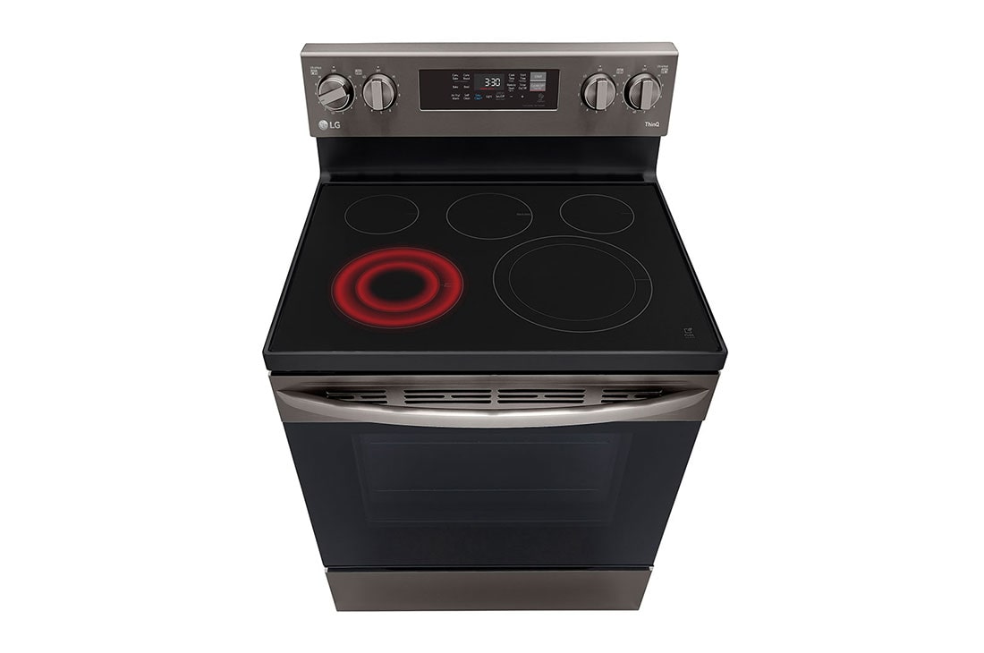 LG 6.3 pies cúbicos WiFi inteligente habilitado para convección por ventilador con alcance eléctrico, freidora de aire y con EasyClean®, LREL6323D, LREL6323D, thumbnail 8