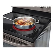 LG 6.3 pies cúbicos WiFi inteligente habilitado para convección por ventilador con alcance eléctrico, freidora de aire y con EasyClean®, LREL6323D, LREL6323D, thumbnail 10