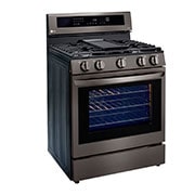 LG Estufa a Gas 5.8 pies cúbicos InstaView™ con Wi-Fi inteligente habilitado para Convección Real con Freidora de Aire, LRGL5825D, LRGL5825D, thumbnail 2